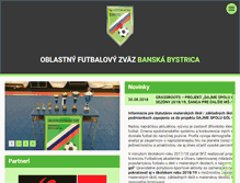 Tablet Screenshot of obfzbb.sk